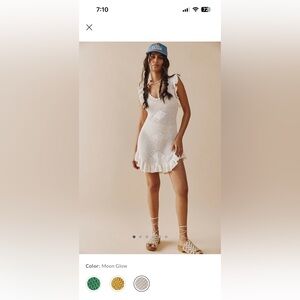 Free people Mykonos fauxchet sweater dress xs